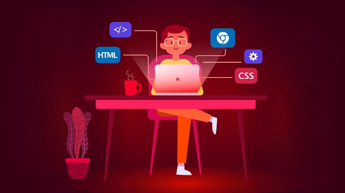 Design and develop your front end in html css and boostrap by Farazinam ...
