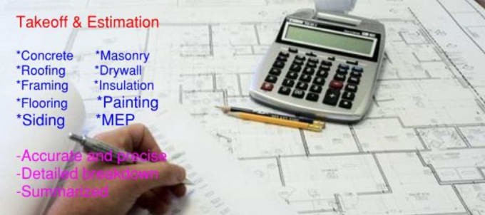 Prepare takeoff and estimates by Mudassirali882 Fiverr