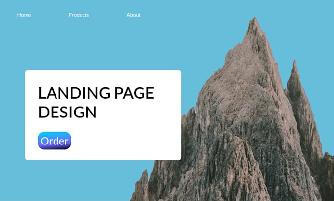 Build a professional landing page html css by Lscdesign_ | Fiverr