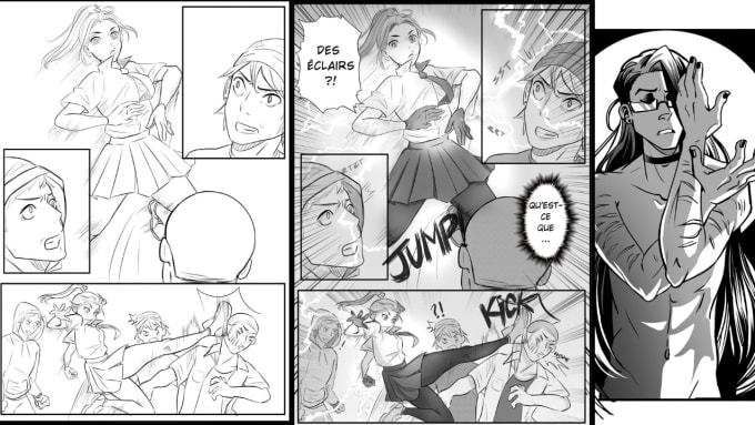 Apple Pages Japanese anime storyboard template | Templates Supply