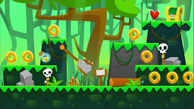 Create a 2d video game for you in unity by Lau444 | Fiverr