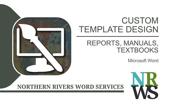 create a microsoft word template for reports or manuals