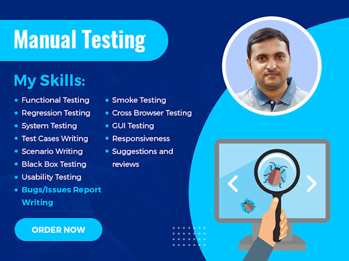 do responsiveness testing of your software and find bugs