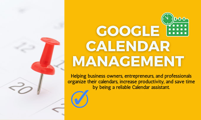Help manage your google calendar by Imkency Fiverr