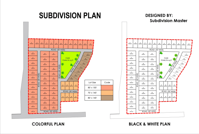 plano de subdivisión