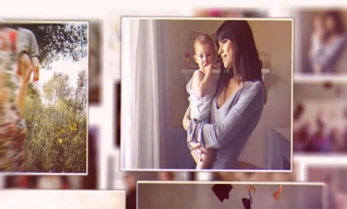 create wedding, birthday, anniversary photo slideshow videos