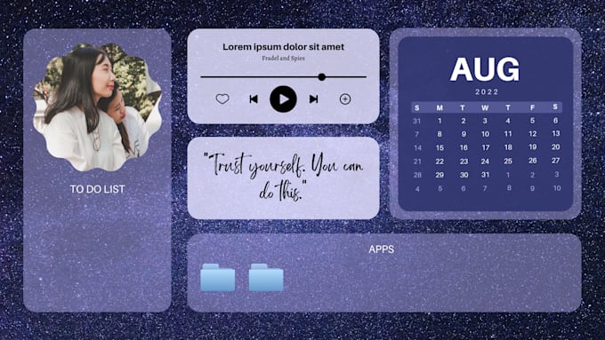 make minimalist organizing desktop wallpaper