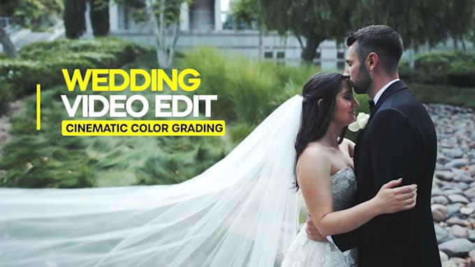 do cinematic wedding video editing, event and promo video editing storytelling