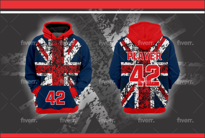 full sublimated hoodie design