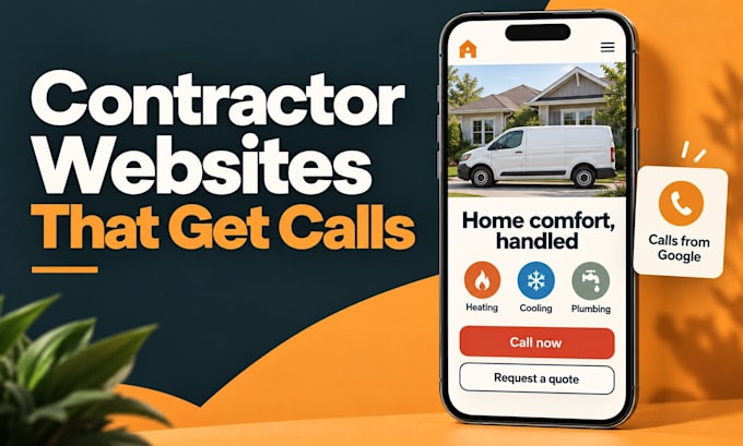 design hvac, roofing and plumbing contractor website in wordpress
