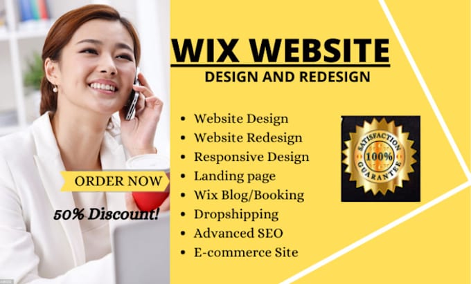 build wix website design, wix website redesign, wix booking