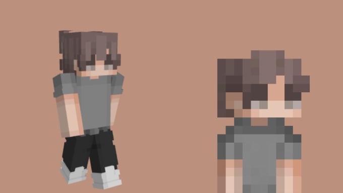 Make your minecraft skin as a pixelart pfp by Twhyam