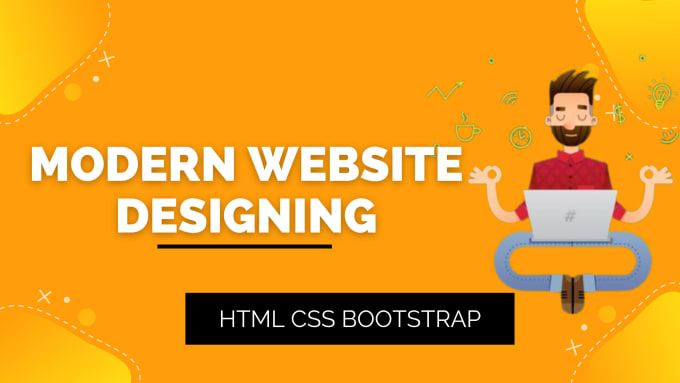 Create attractive html css bootstrap website and front end web ...