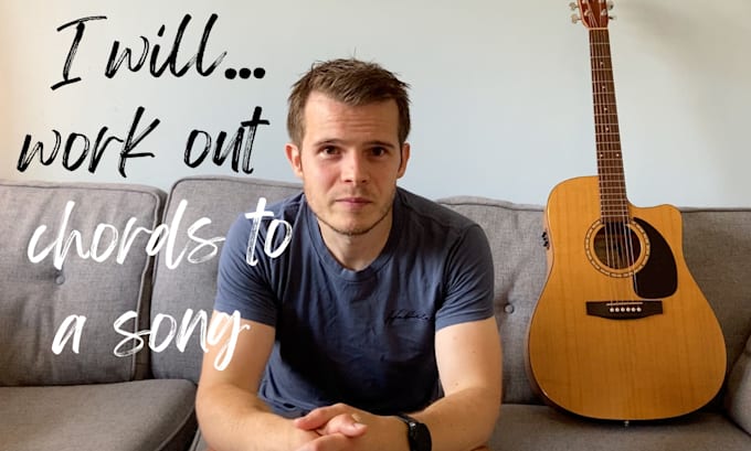 work out and transcribe chords to a song