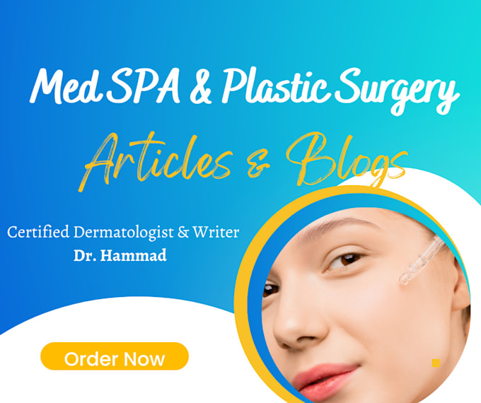 write highly engaging articles on medspa and plastic surgery