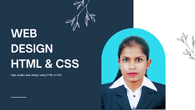 design website with html and css