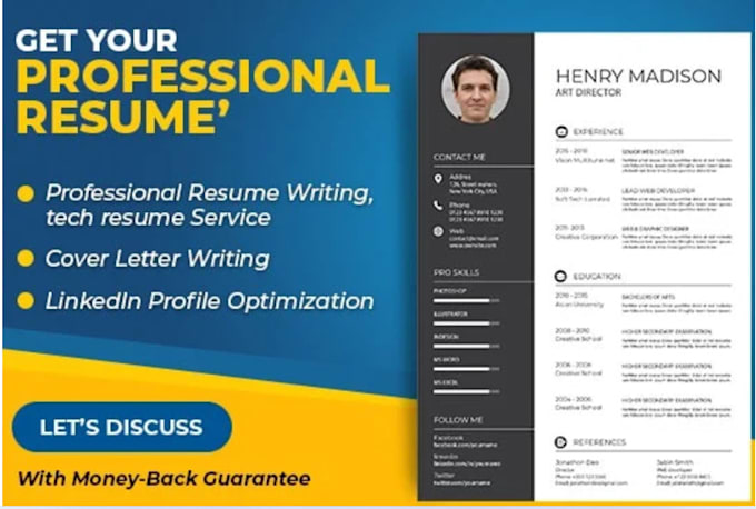 Write your cv, resume, cover letter and optimize linkedin by Sidra ...