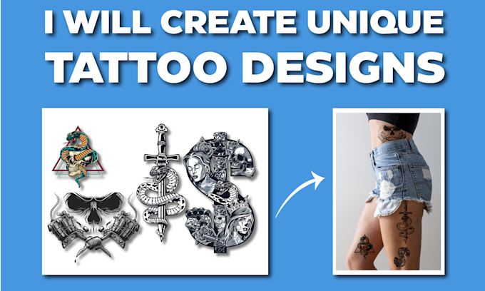 make unique and creative tattoo designs for you