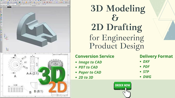 Do 3d cad model, mechanical design and engineering product by Thanikap ...