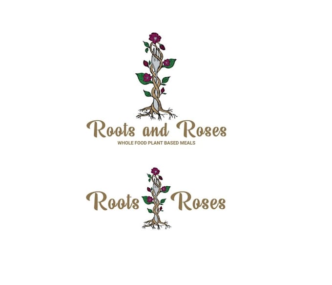 design outstanding plant meals herbs logo
