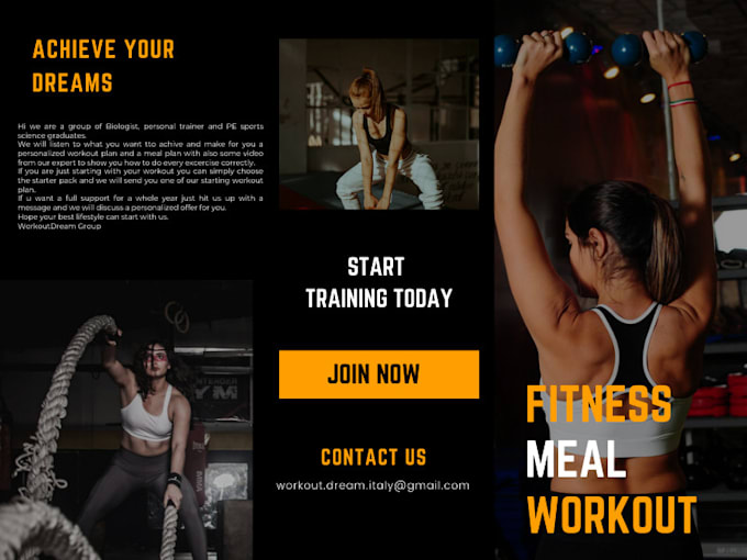 Create you personalized workout routine and a meal plan by ...