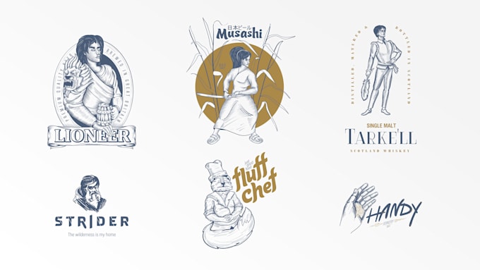design an original hand drawn logo