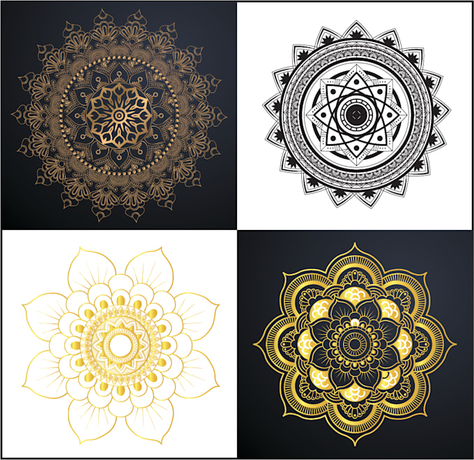 desgin modern sacred geometry or mandala or mystical logo