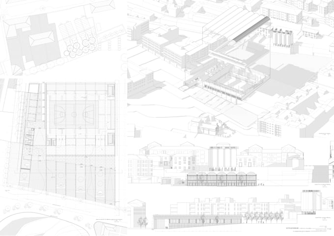 draw large scale 2d architectural plans in autocad