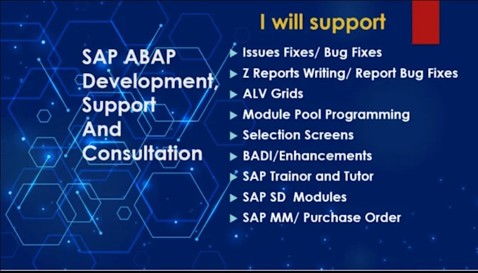 do sap abap development and consultation