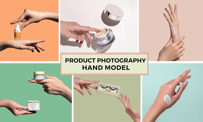 Best Price! I will create unique product photography with a hand model