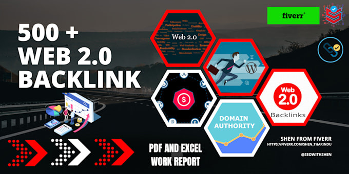 give 500 web 2 point zero backlinks