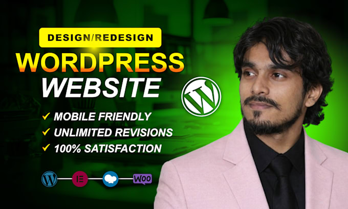 build full website creation, wordpress website development