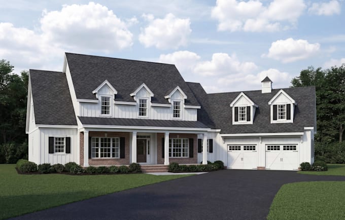 create 3d architectural modeling and photorealistic rendering