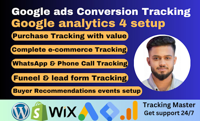 setup ga4 ecommerce purchase tracking via gtm in shopify and wordpress