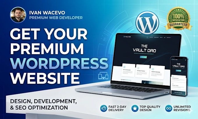 design and develop a fully responsive wordpress website