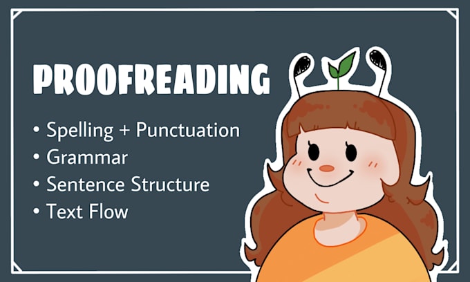 Proff Read Proofread your written documents by Sliinkee | Fiverr