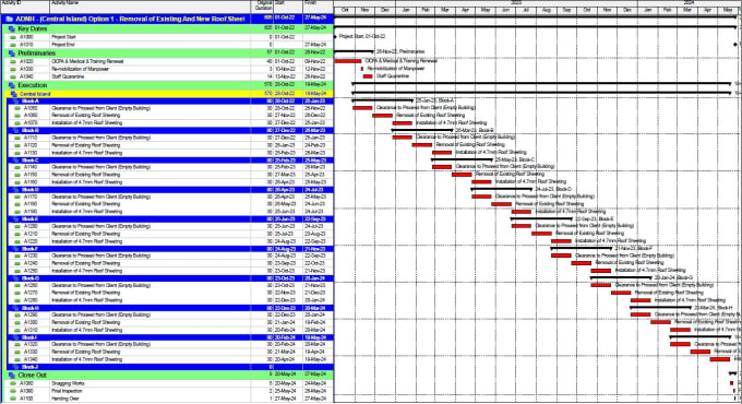 Prepare project schedule baseline in primavera p6 resources histogram ...