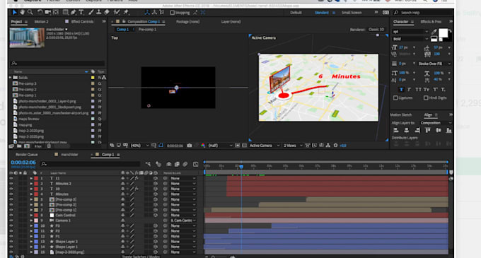 Do map video google earth and point your location by Atta4545 | Fiverr