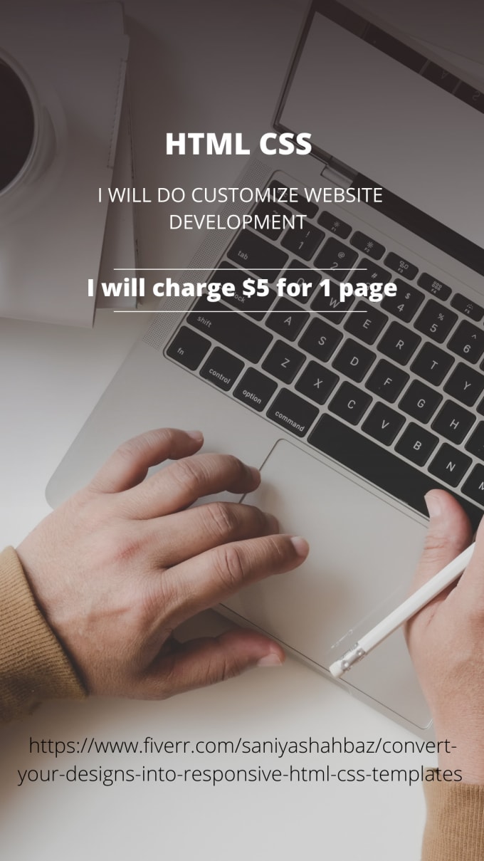 Create responsive web page using html css by Saniyashahbaz | Fiverr