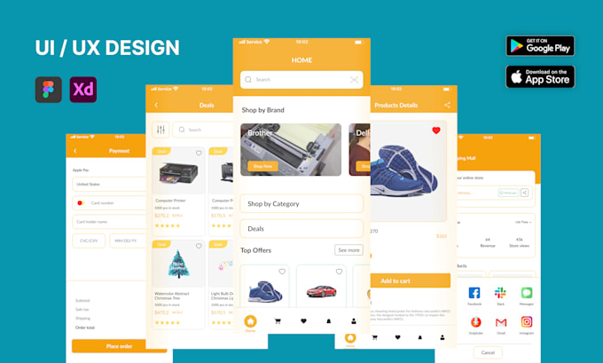 Create professional ui ux design in figma by Tech_design12 | Fiverr