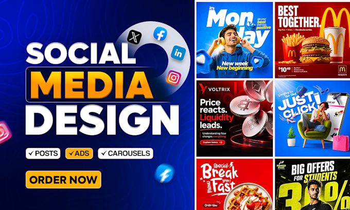 do social media post, facebook ad creative, ad image, instagram post, ads design