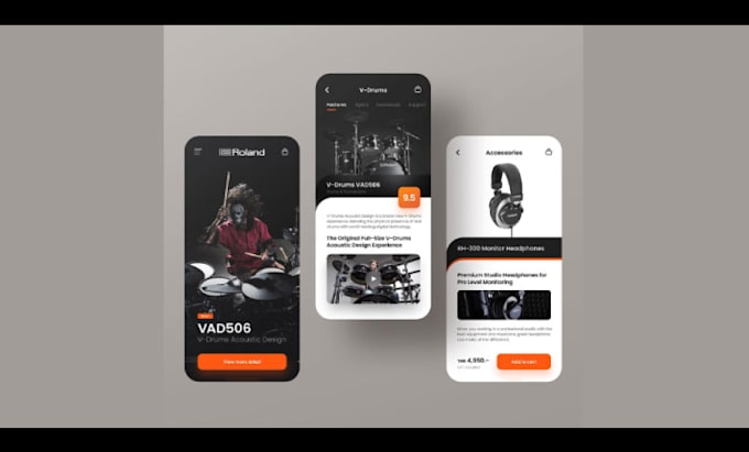 Do website ui design, dashboard, mobile app ui ux design