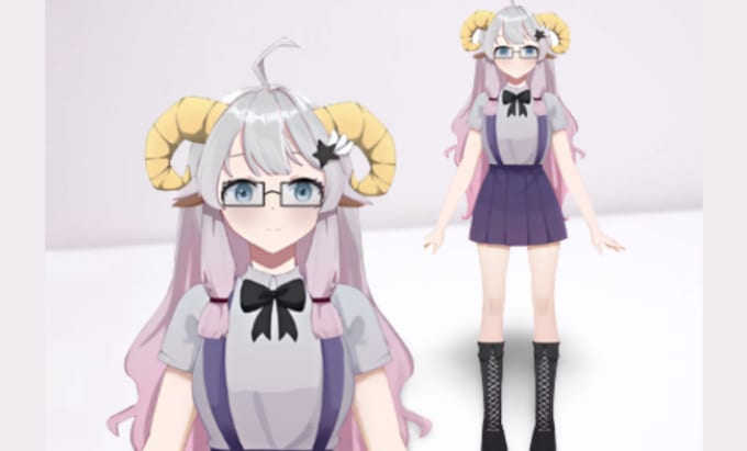 model your vtuber, vtuber, facerig, live2d rigging for live2d avatar animate it