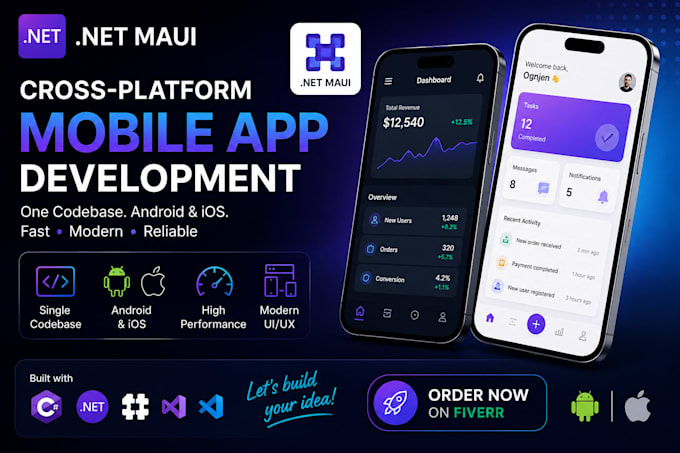 develop maui mobile app