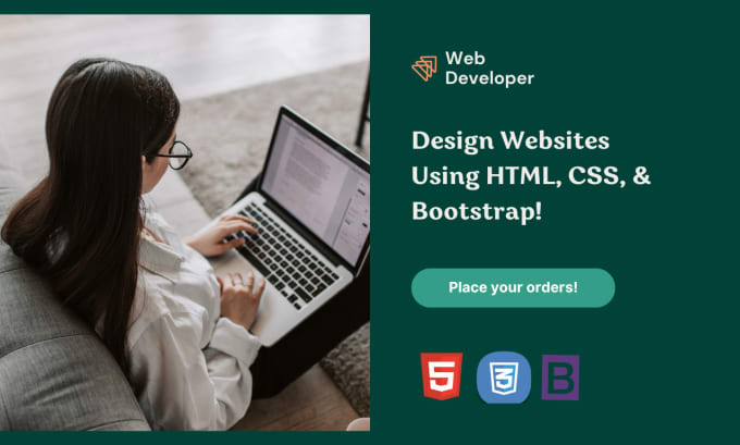 Design And Develop Html Css Bootstrap Website For You By Areebafarooq22 Fiverr 3483