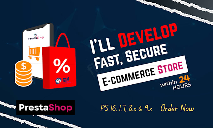 develop prestashop fast secure ecommerce store