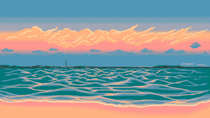 make pixel art scenes or just scenery