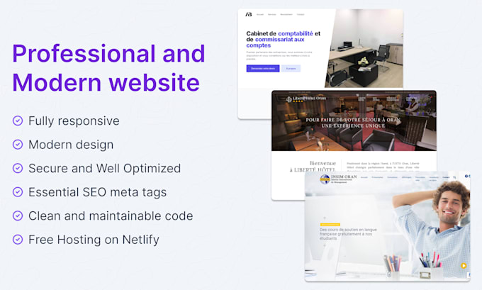 Build a unique and responsive website by Obennaci | Fiverr