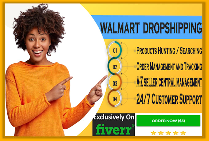 do dropshipping,manage your walmart store as an expert walmart VA