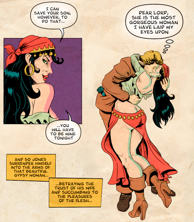 create an illustration in the 80s vintage comics style